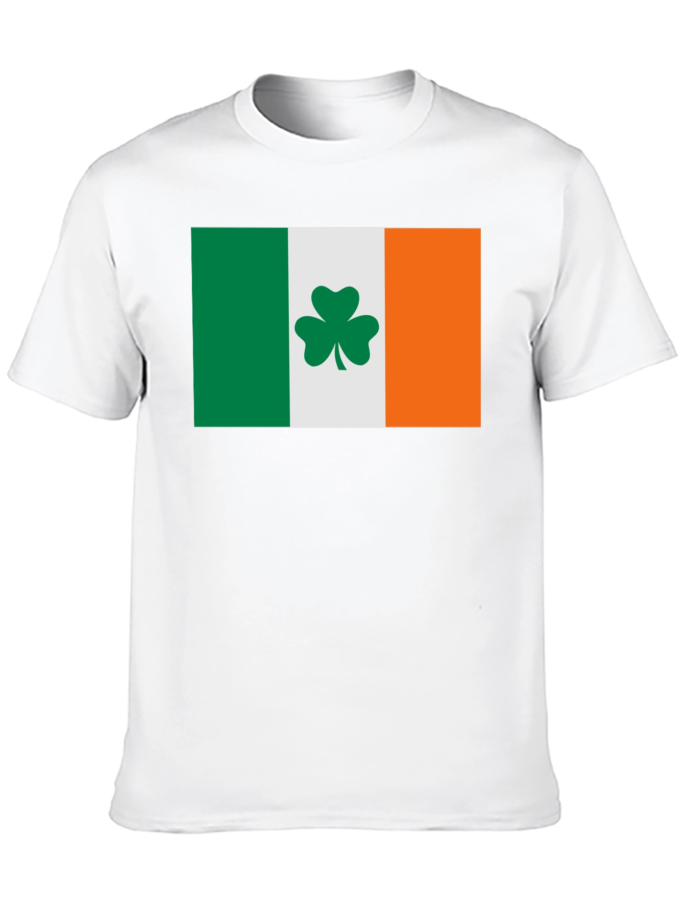 Irish Flag Shamrock T-Shirt - St. Patricks Day Tee