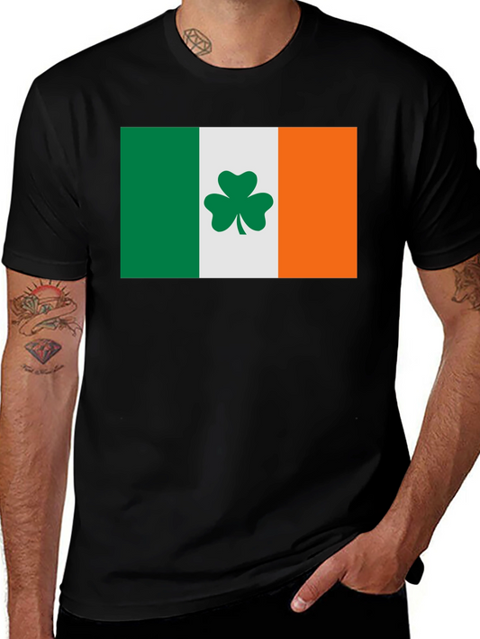 Irish Flag Shamrock T-Shirt - St. Patricks Day Tee