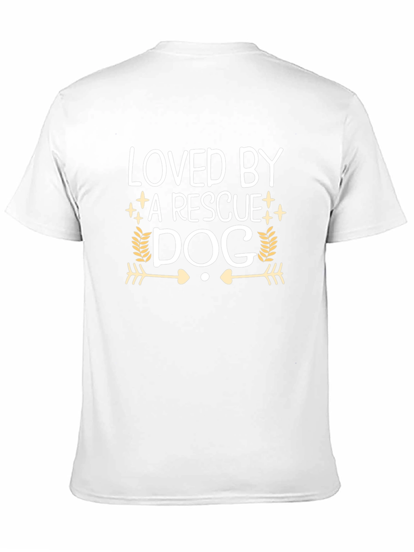 Loved by a Rescue Dog T-Shirt Dog Lover Tee