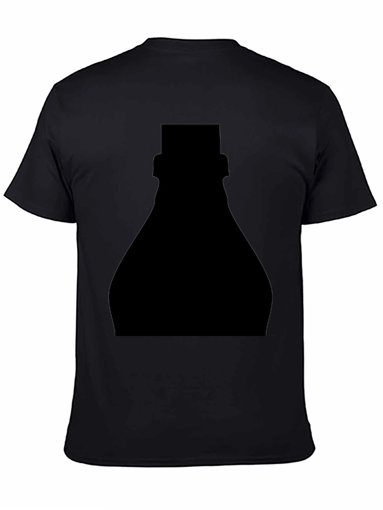 Mystery Silhouette Graphic Tee - Black