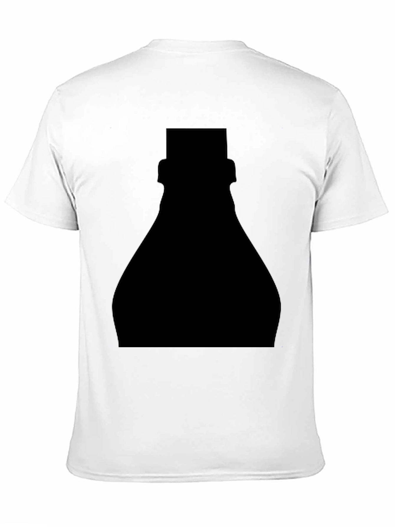Mystery Silhouette Graphic Tee - Black