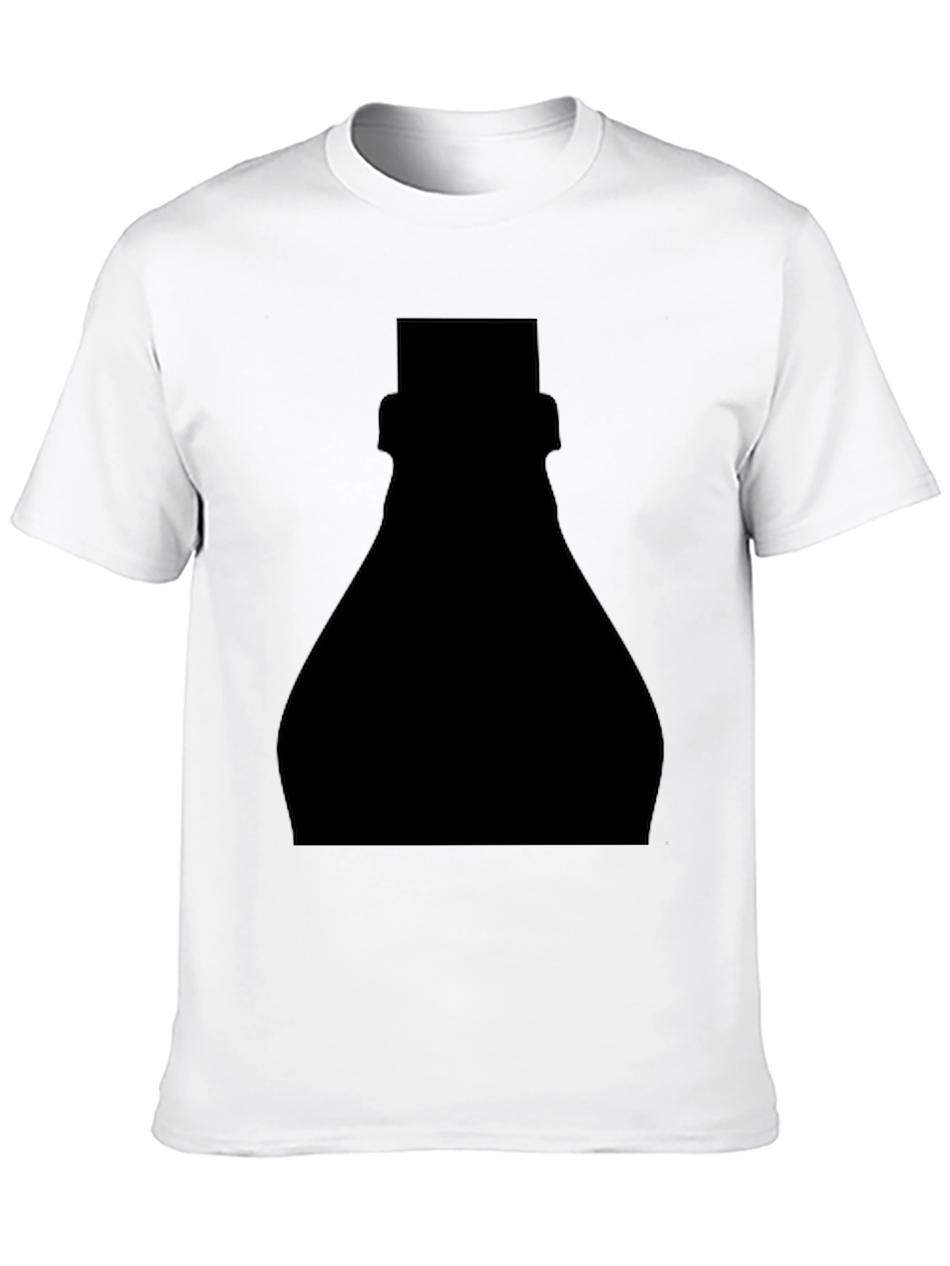 Mystery Silhouette Graphic Tee - Black