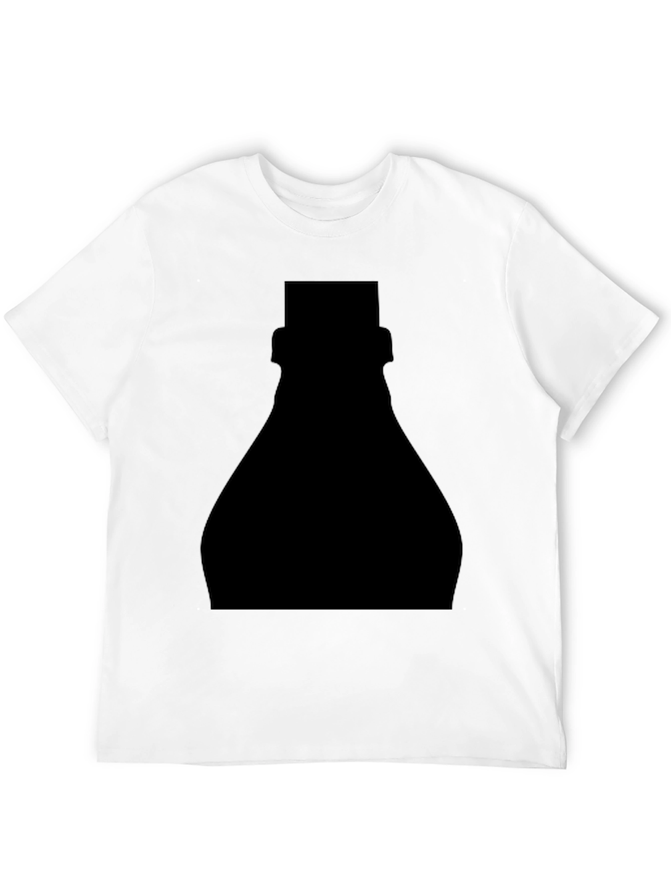 Mystery Silhouette Graphic Tee - Black