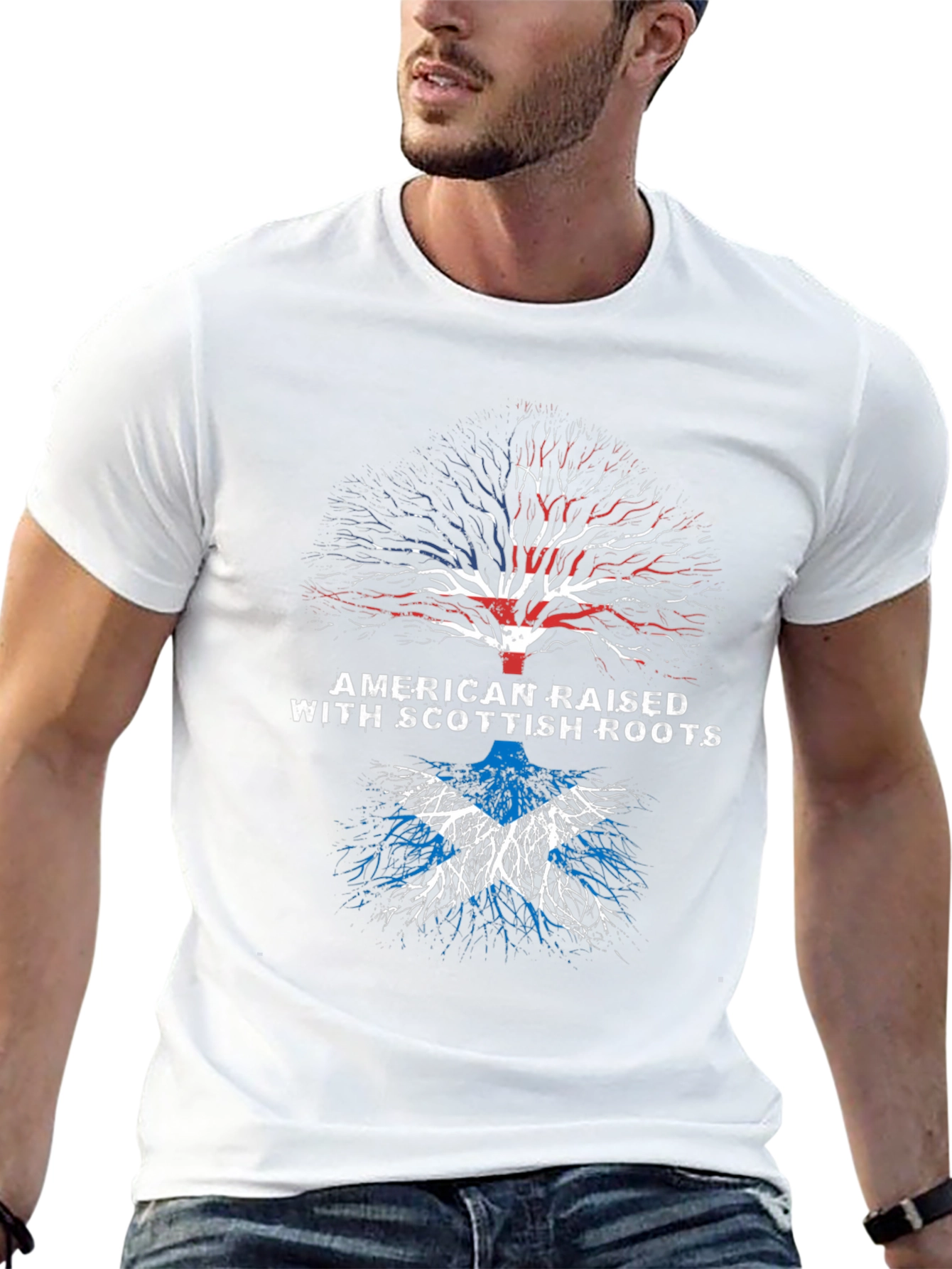 American Raised with Scottish Roots T-Shirt