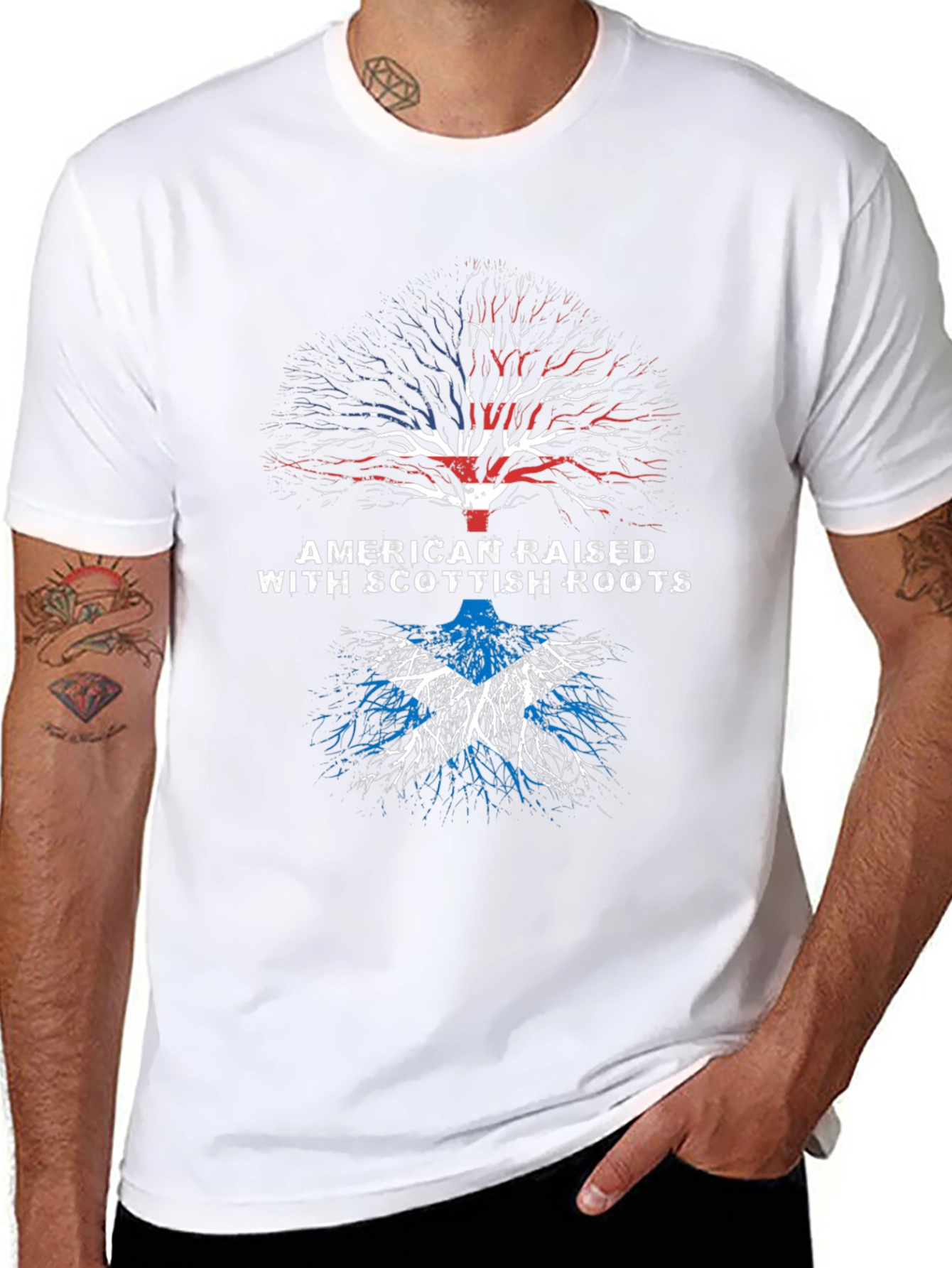 American Raised with Scottish Roots T-Shirt