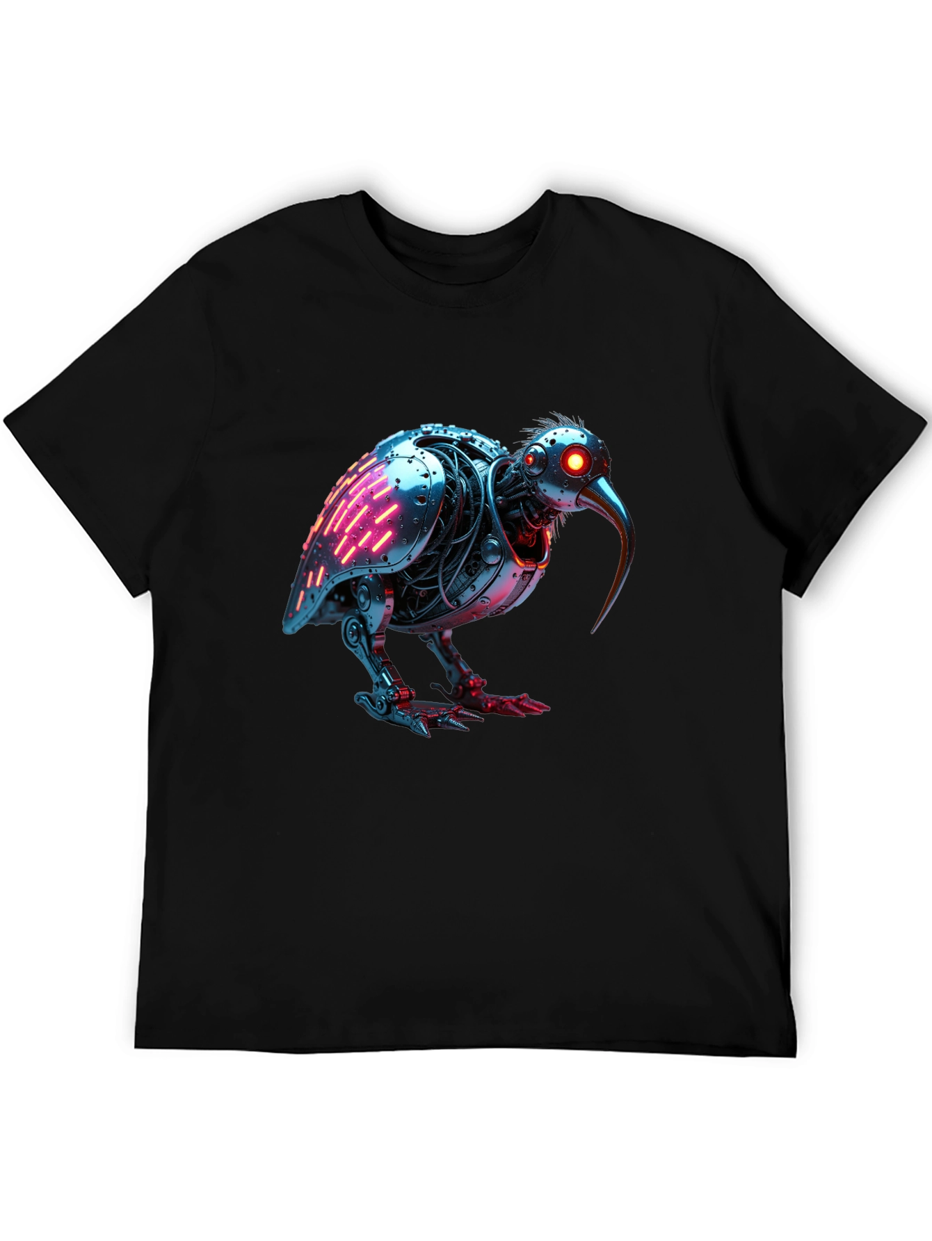 Robotic Kiwi Bird Graphic Tee