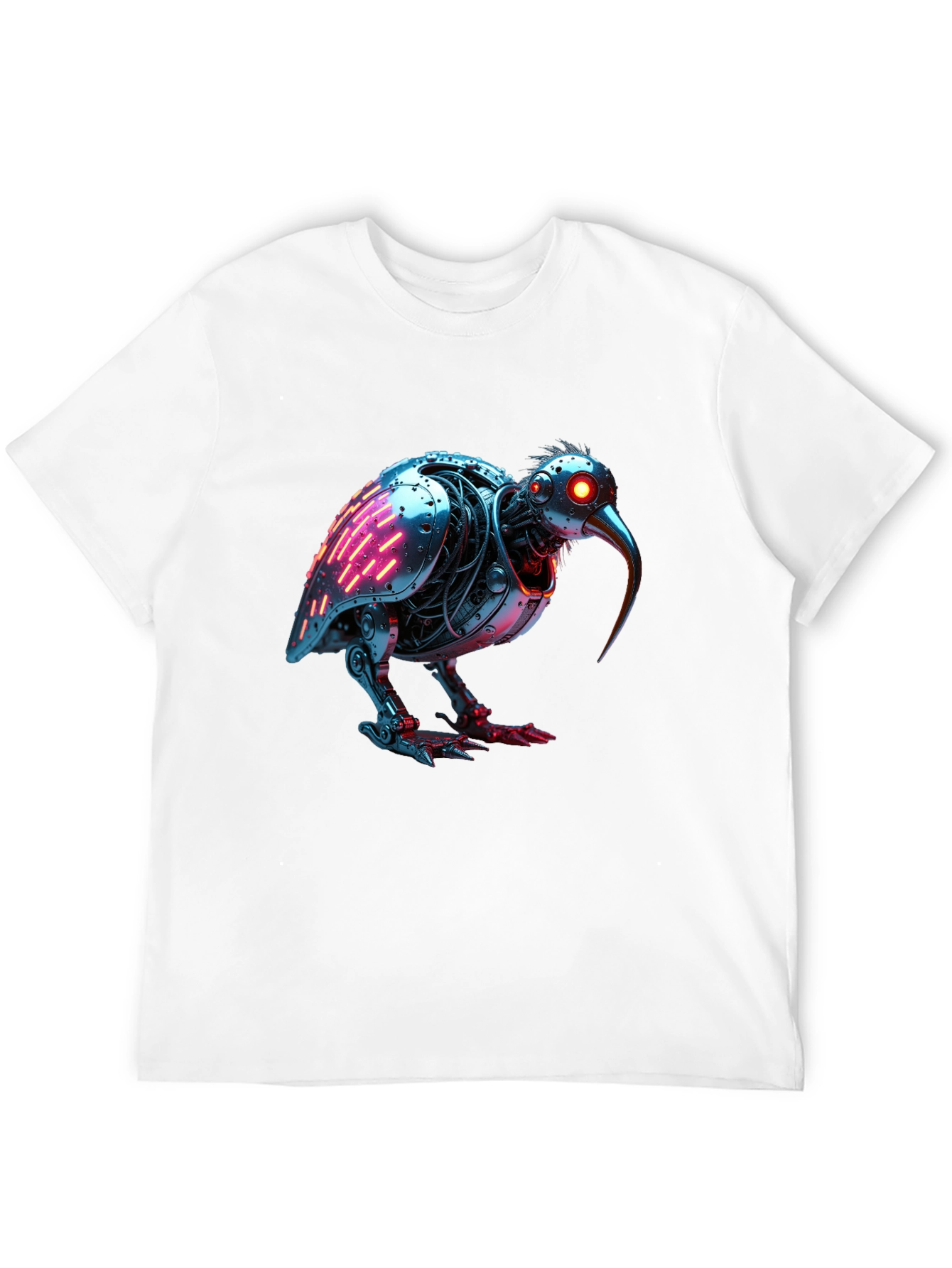 Robotic Kiwi Bird Graphic Tee