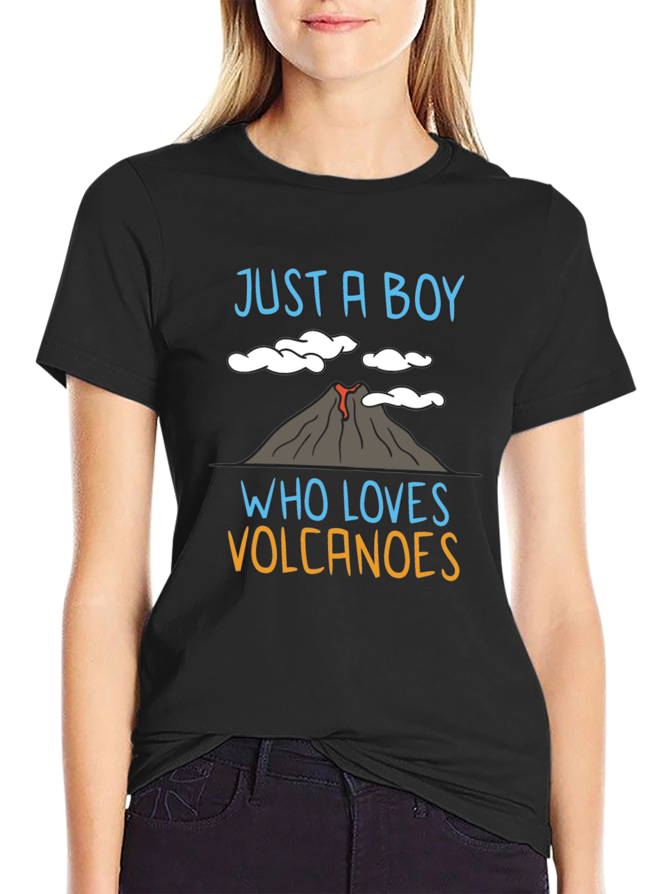 Boy Who Loves Volcanoes Graphic T-Shirt