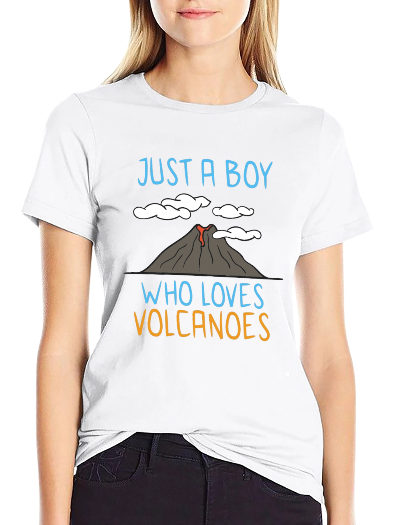Boy Who Loves Volcanoes Graphic T-Shirt