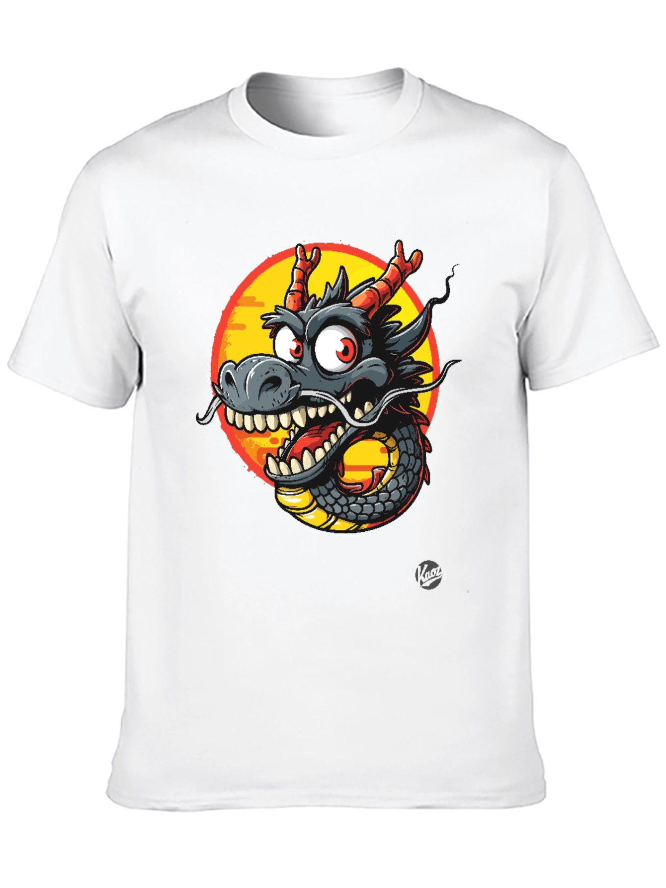 Dragon Graphic Tee - Mens Black T-Shirt