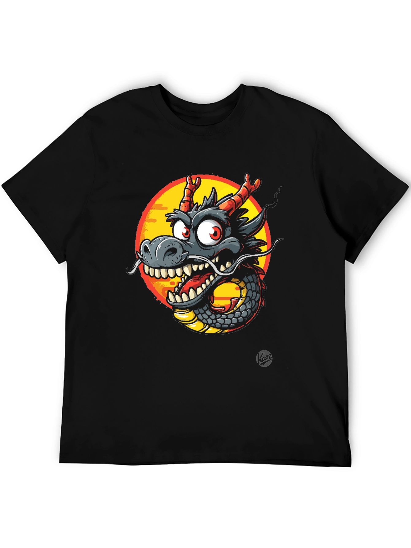 Dragon Graphic Tee - Mens Black T-Shirt