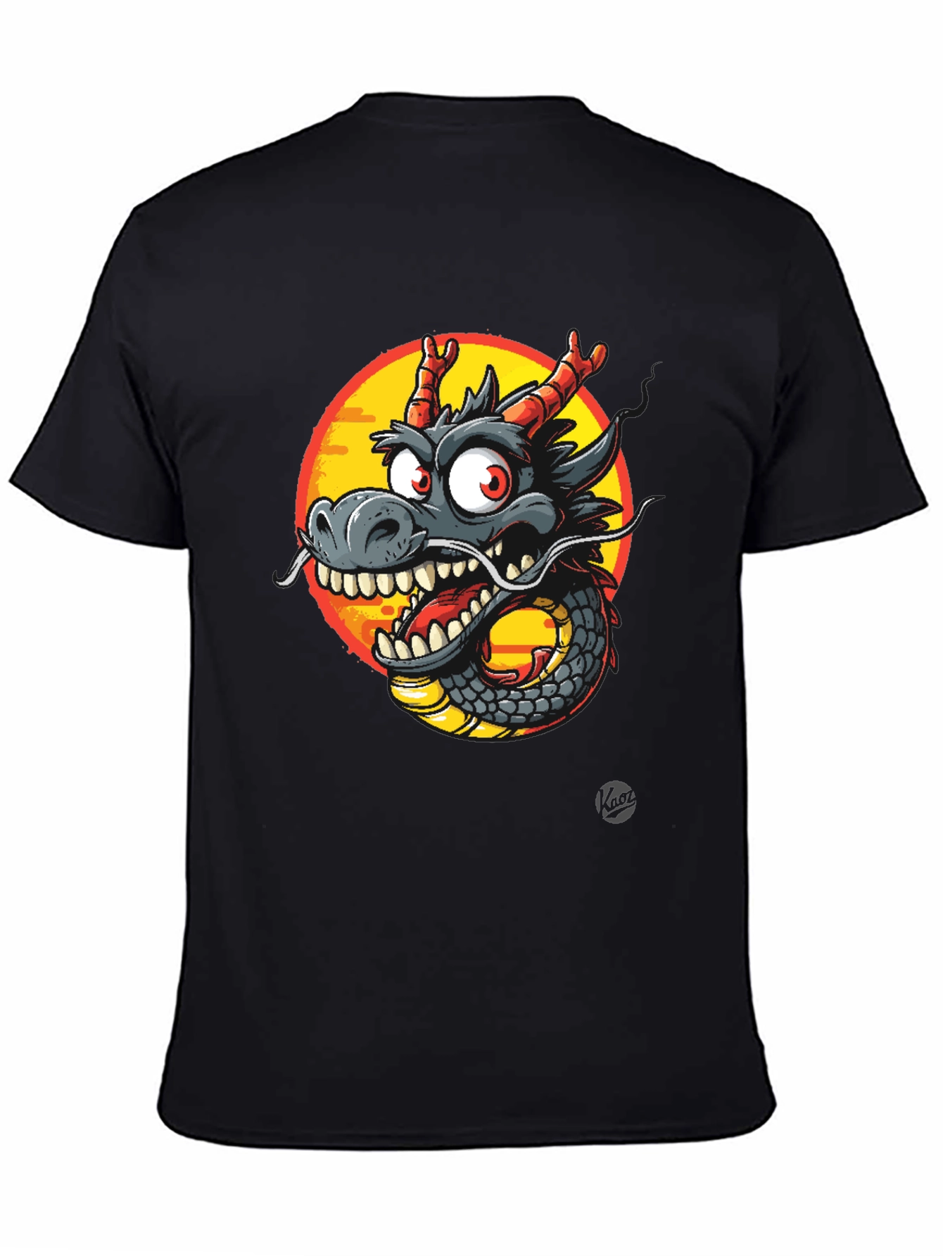 Dragon Graphic Tee - Mens Black T-Shirt