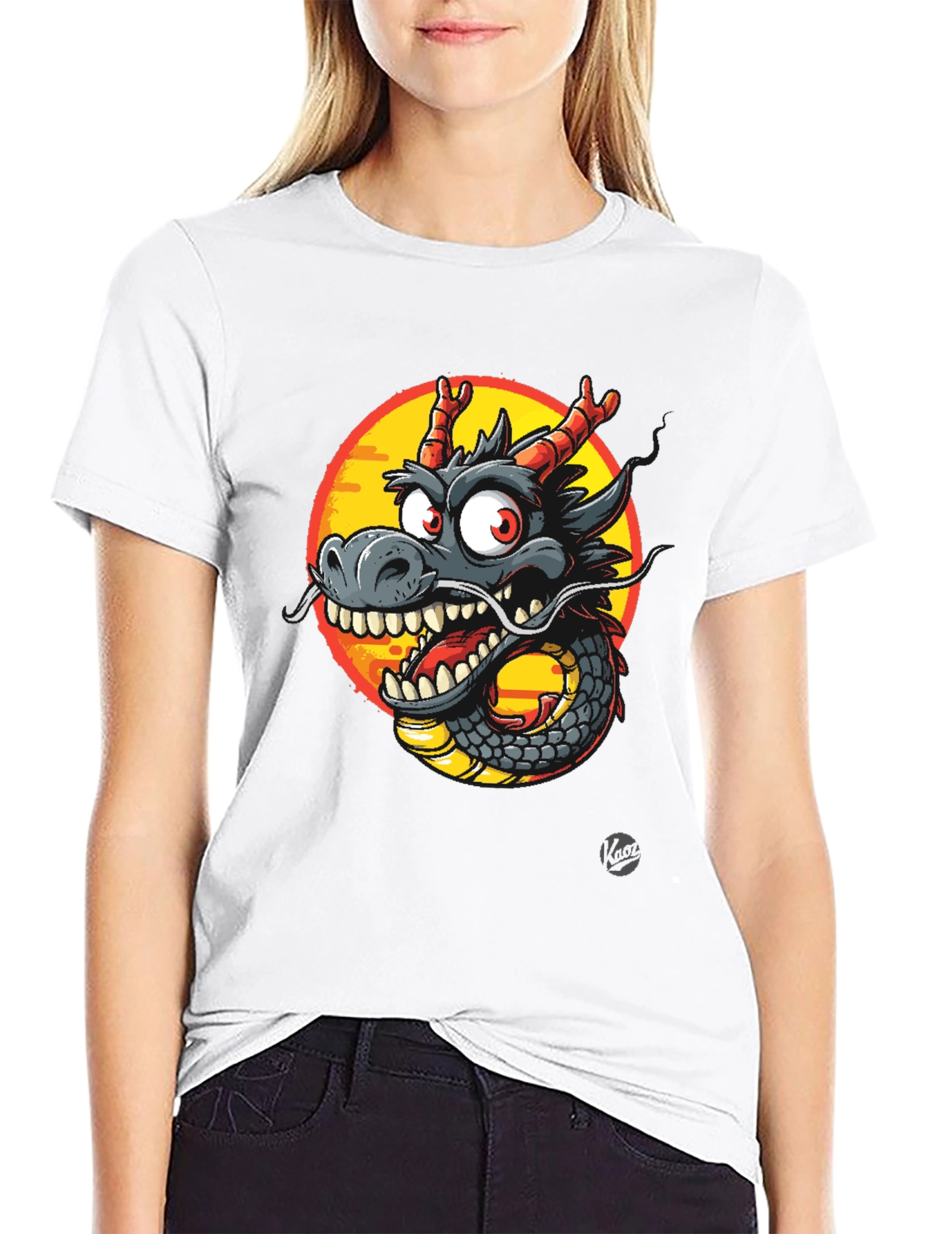 Dragon Graphic Tee - Mens Black T-Shirt