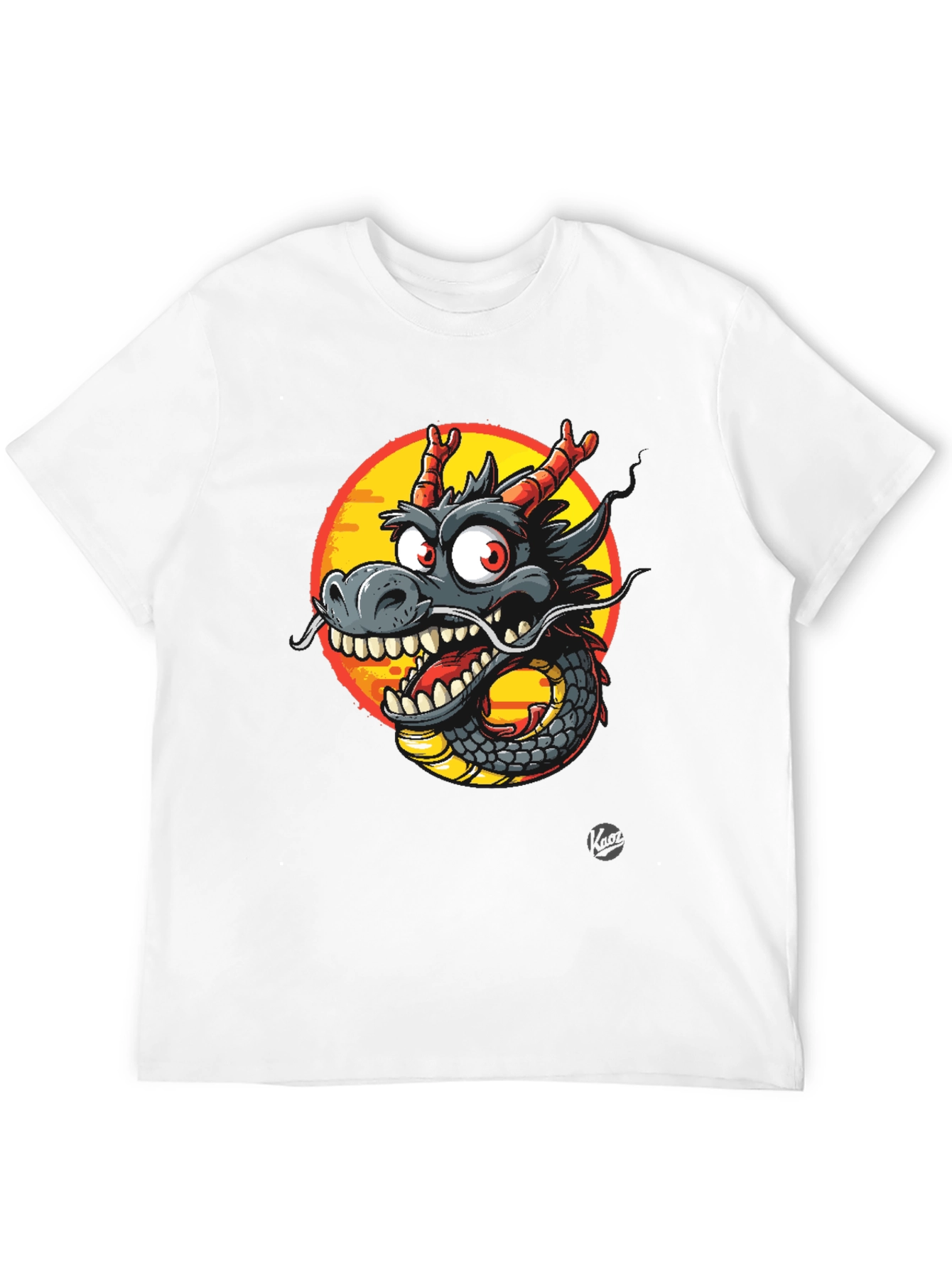 Dragon Graphic Tee - Mens Black T-Shirt