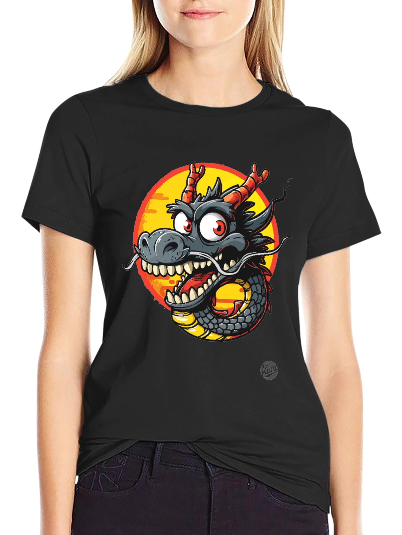 Dragon Graphic Tee - Mens Black T-Shirt