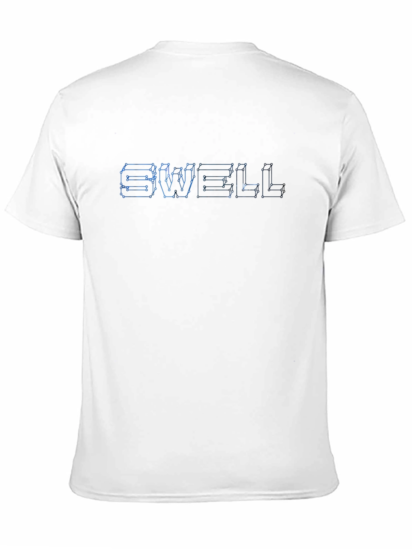 SWELL Graphic T-Shirt - Cool Blue Outline Design