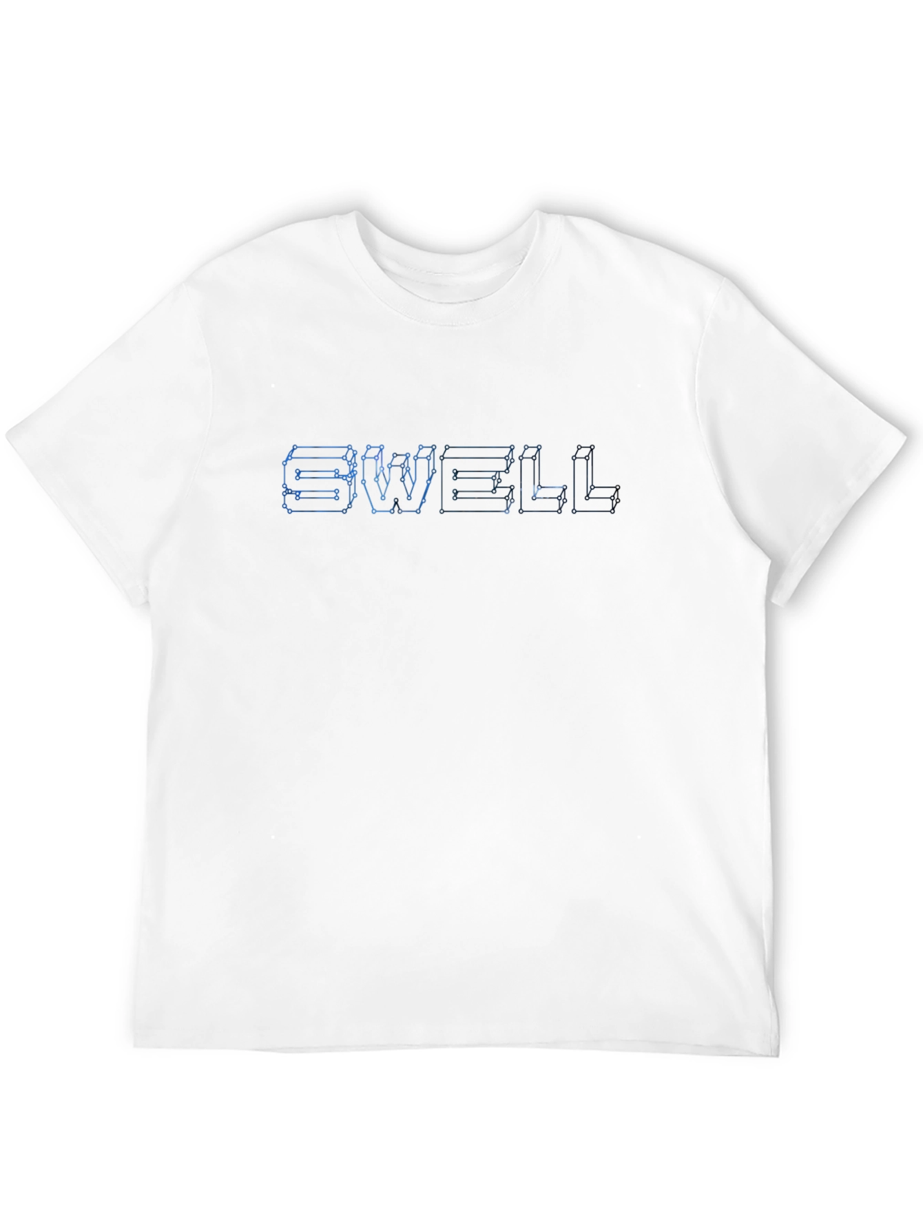 SWELL Graphic T-Shirt - Cool Blue Outline Design