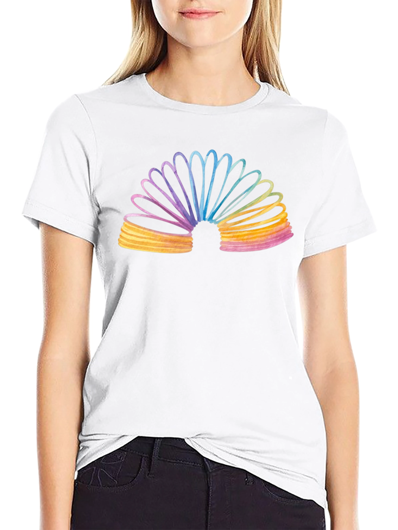 Rainbow Slinky Graphic Tee