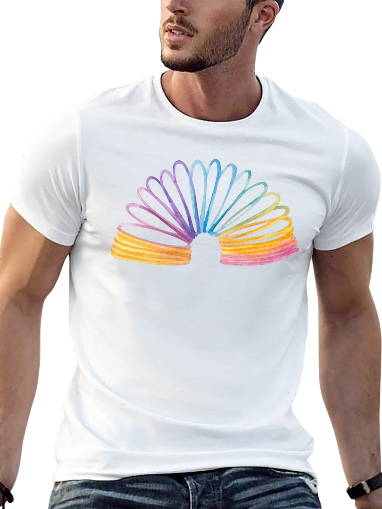 Rainbow Slinky Graphic Tee