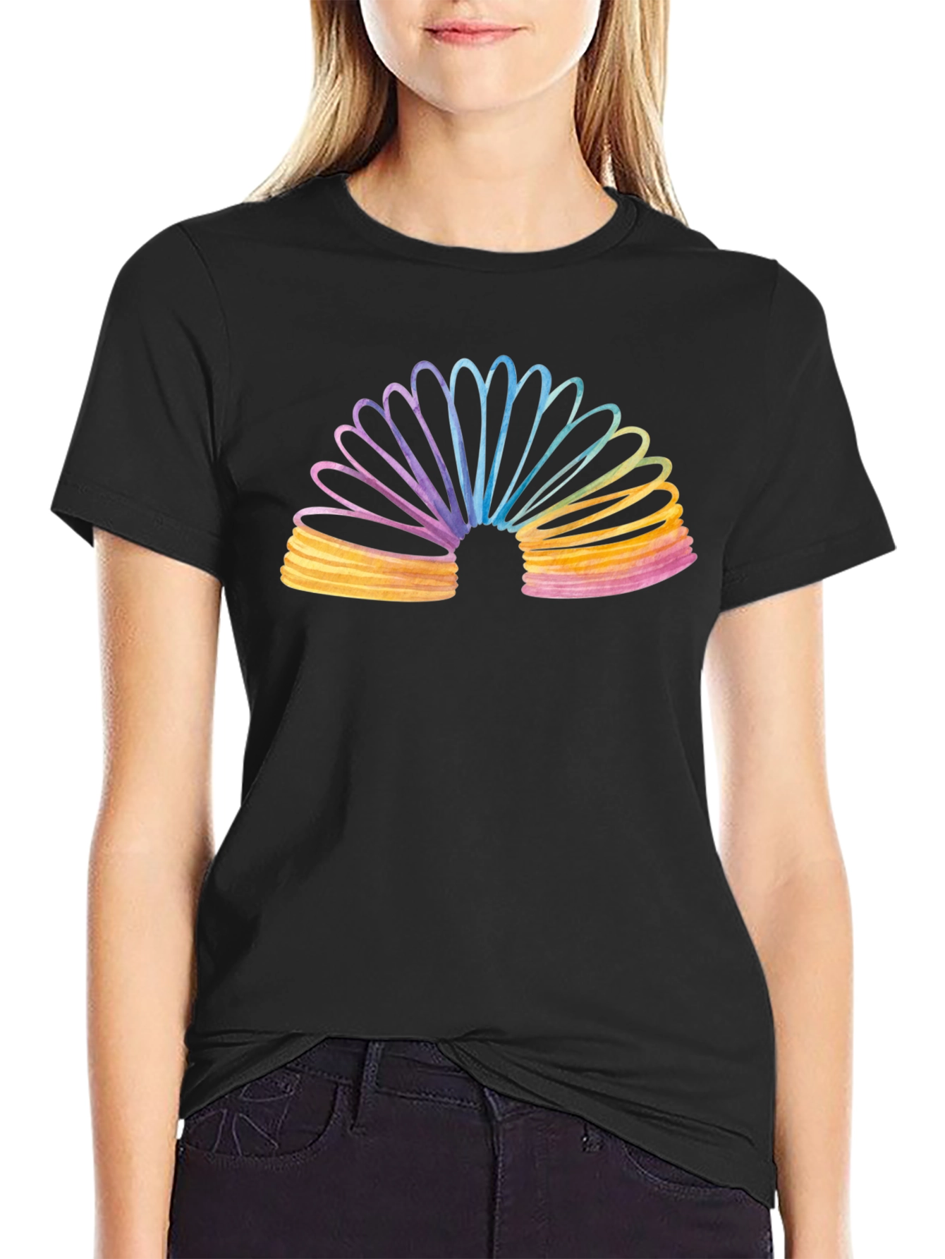Rainbow Slinky Graphic Tee