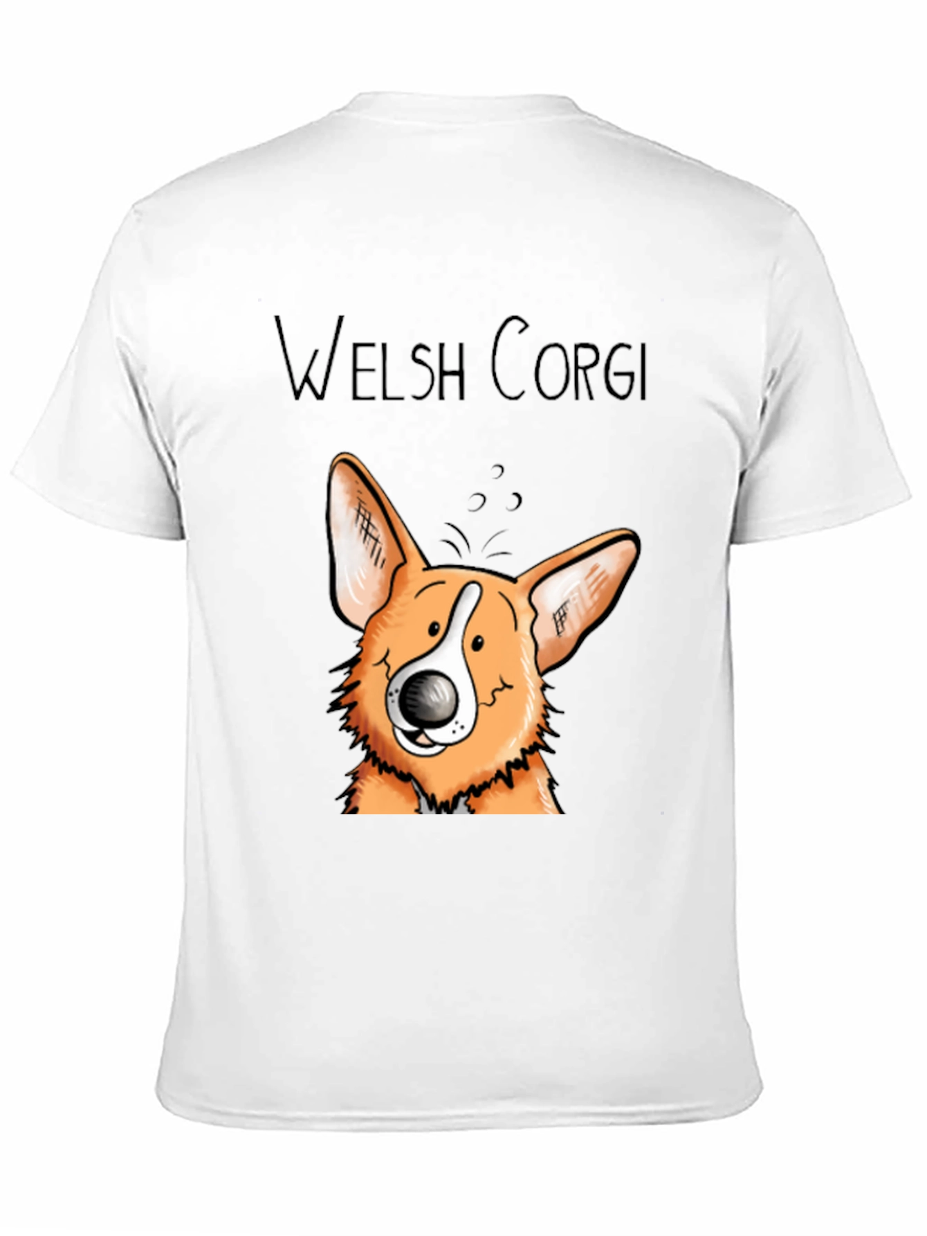 Welsh Corgi Cartoon Graphic T-Shirt