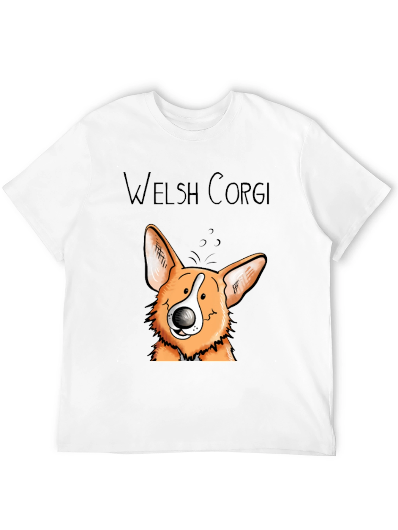 Welsh Corgi Cartoon Graphic T-Shirt