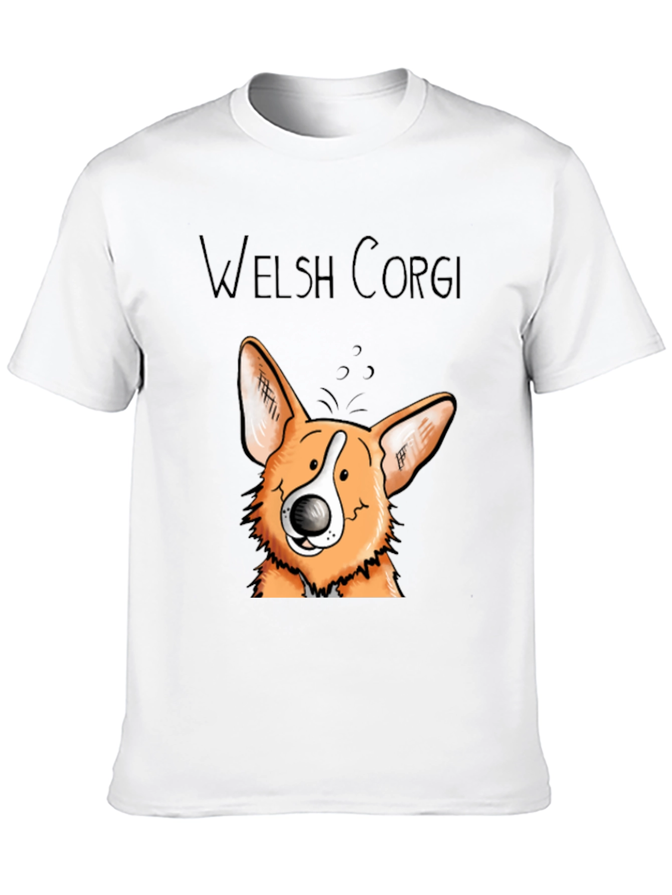Welsh Corgi Cartoon Graphic T-Shirt