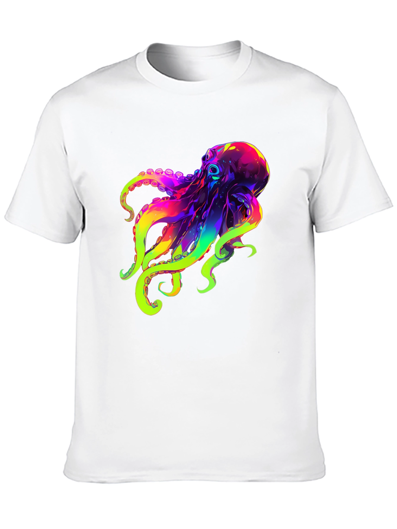 Colorful Octopus Graphic T-Shirt