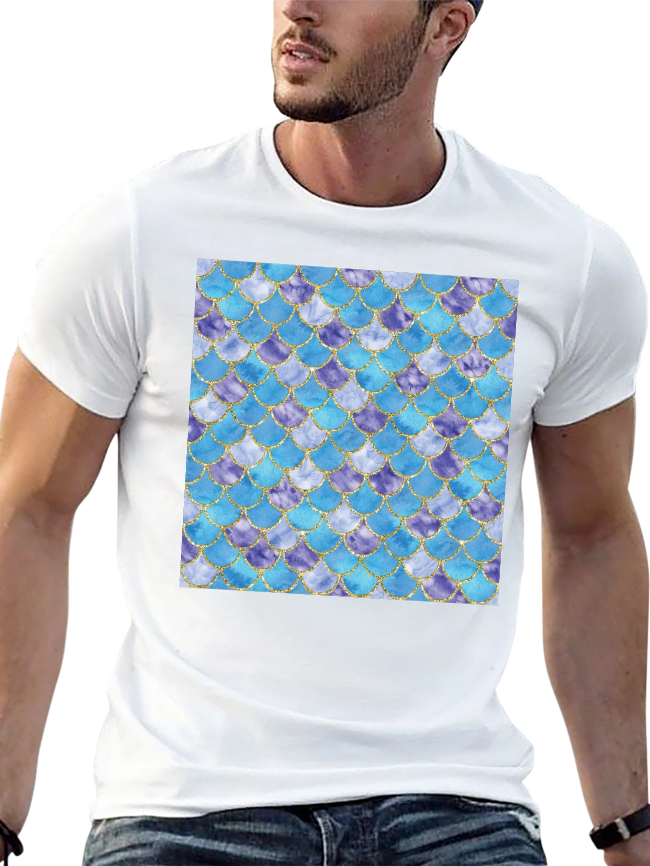 Scales Pattern Tee