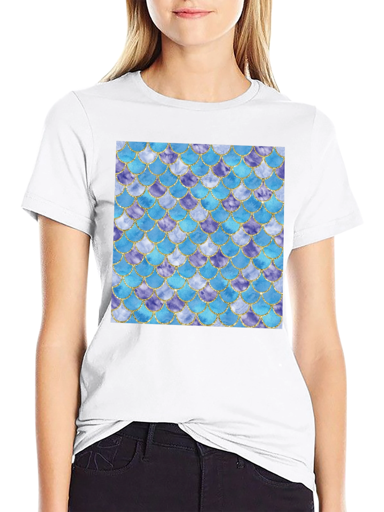 Scales Pattern Tee