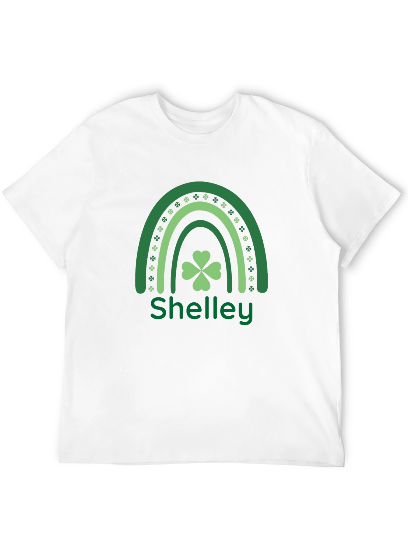 Shelley St. Patricks Day Rainbow Shamrock T-Shirt