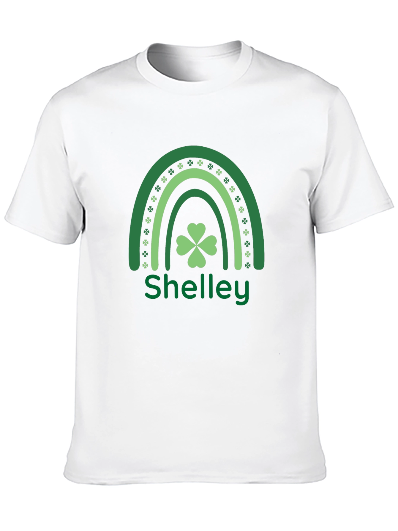 Shelley St. Patricks Day Rainbow Shamrock T-Shirt