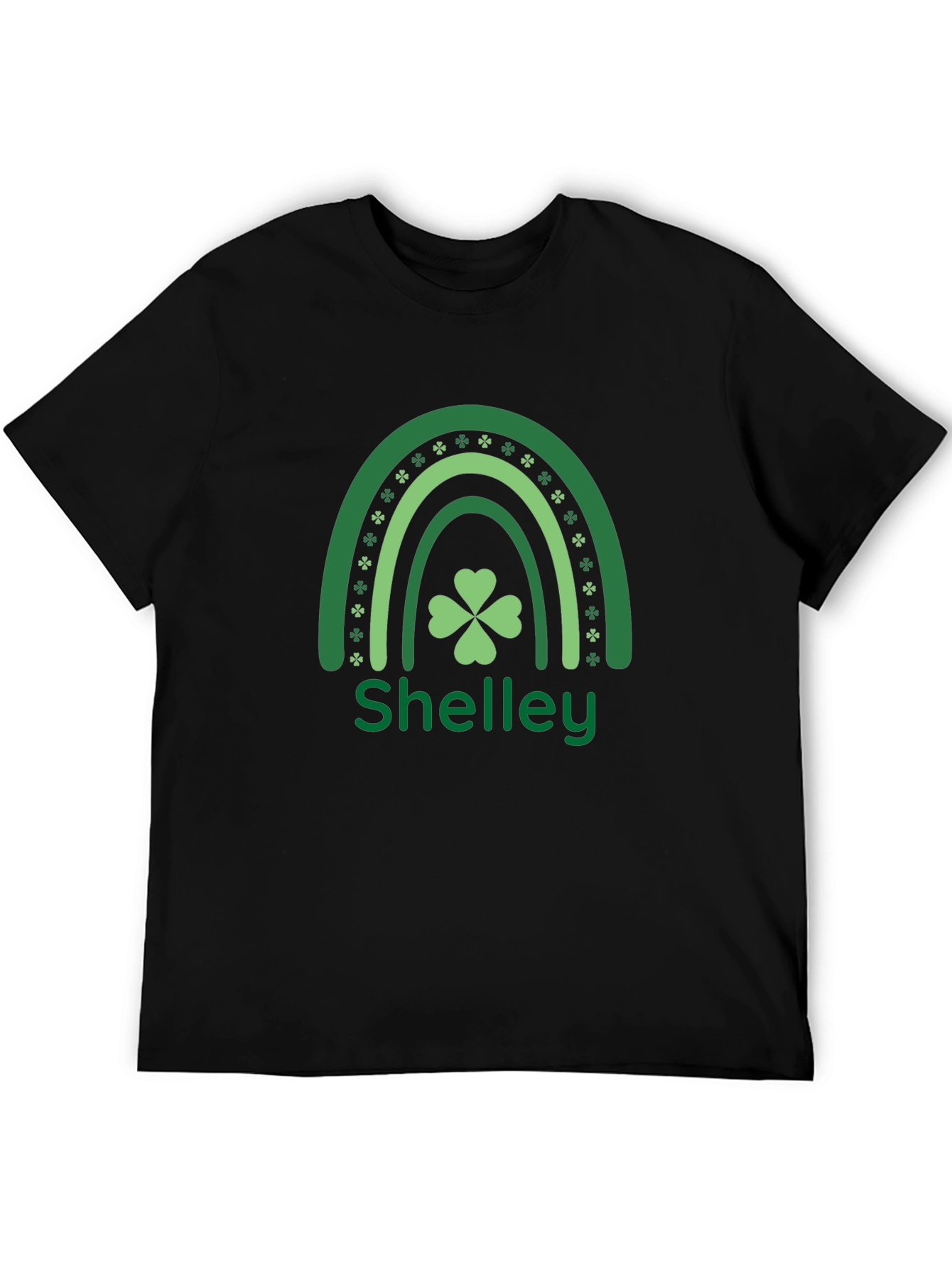 Shelley St. Patricks Day Rainbow Shamrock T-Shirt