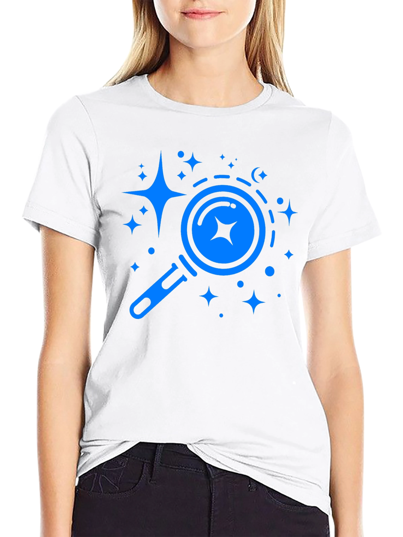 Search for Stars Black Graphic Tee