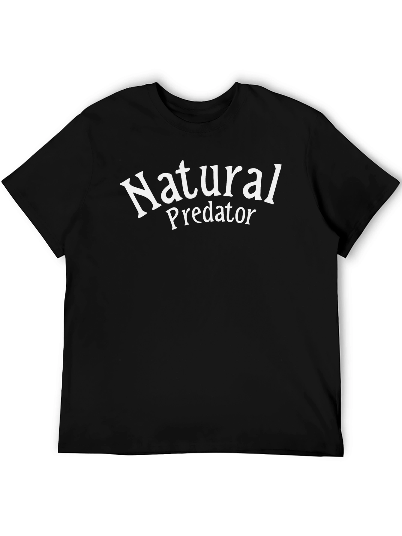 Natural Predator Graphic T-Shirt - Black Cotton Tee