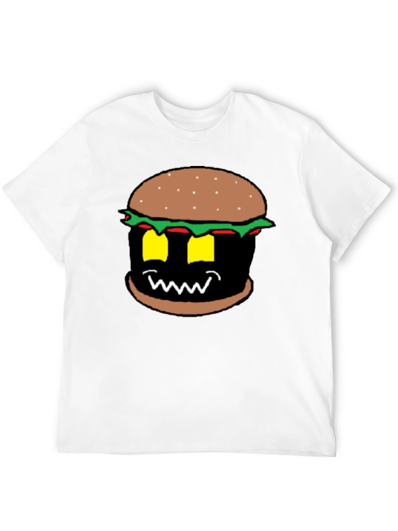 Burger Monster Graphic Tee - Black