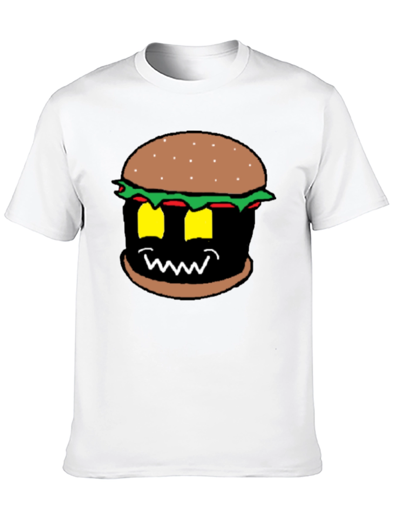 Burger Monster Graphic Tee - Black