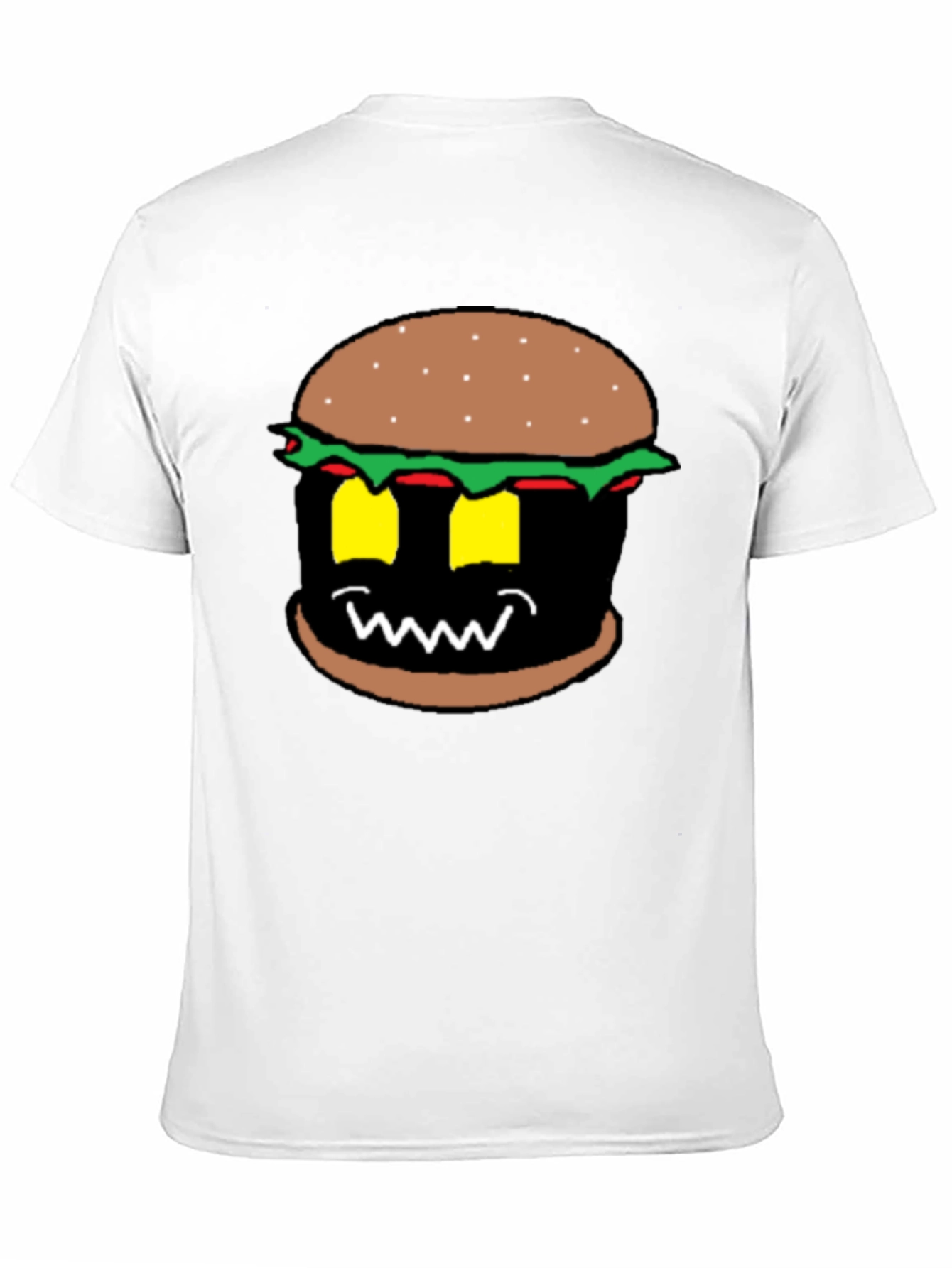 Burger Monster Graphic Tee - Black