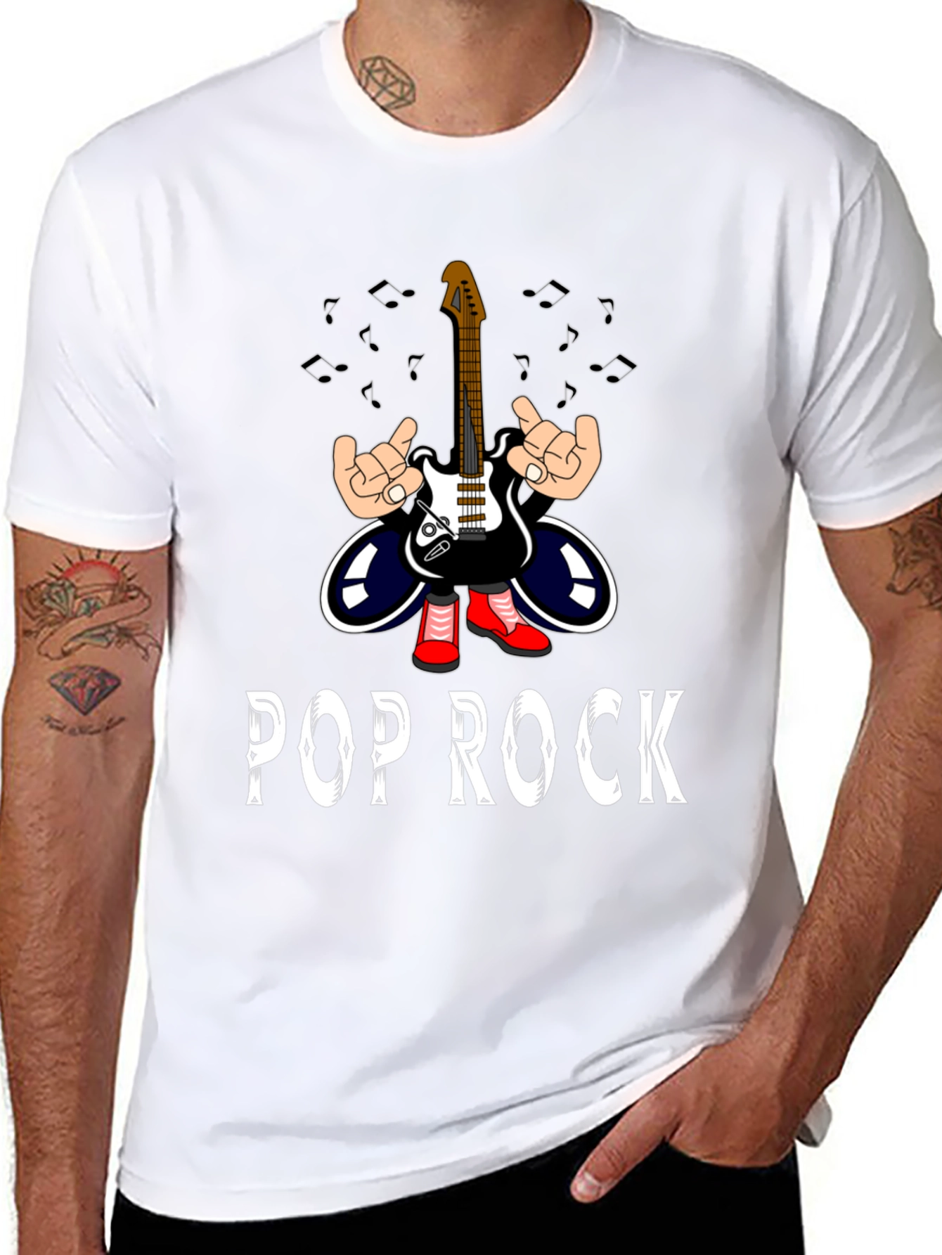 Pop Rock Graphic Tee - Music Lover T-Shirt