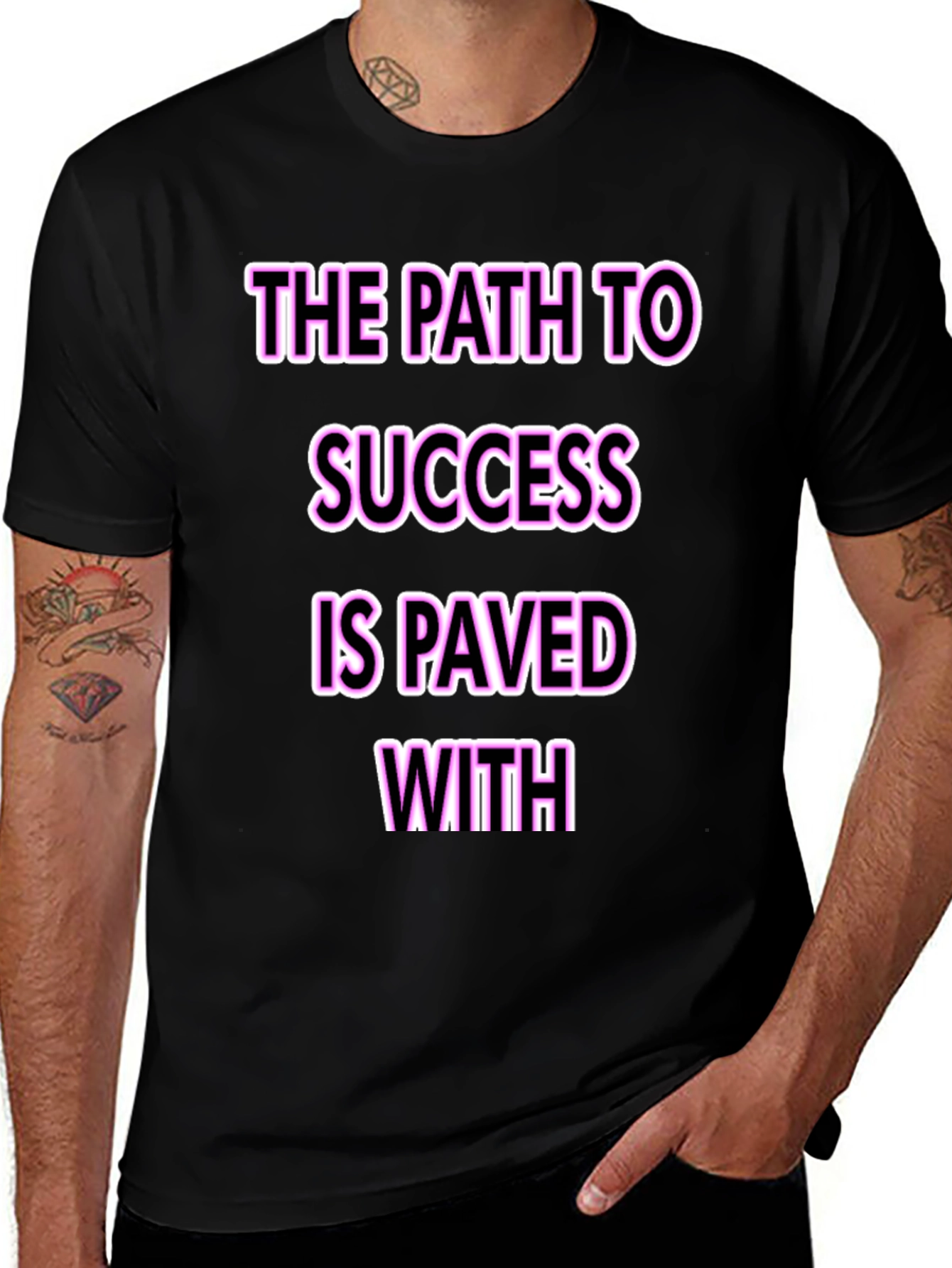 Path to Success Graphic T-Shirt