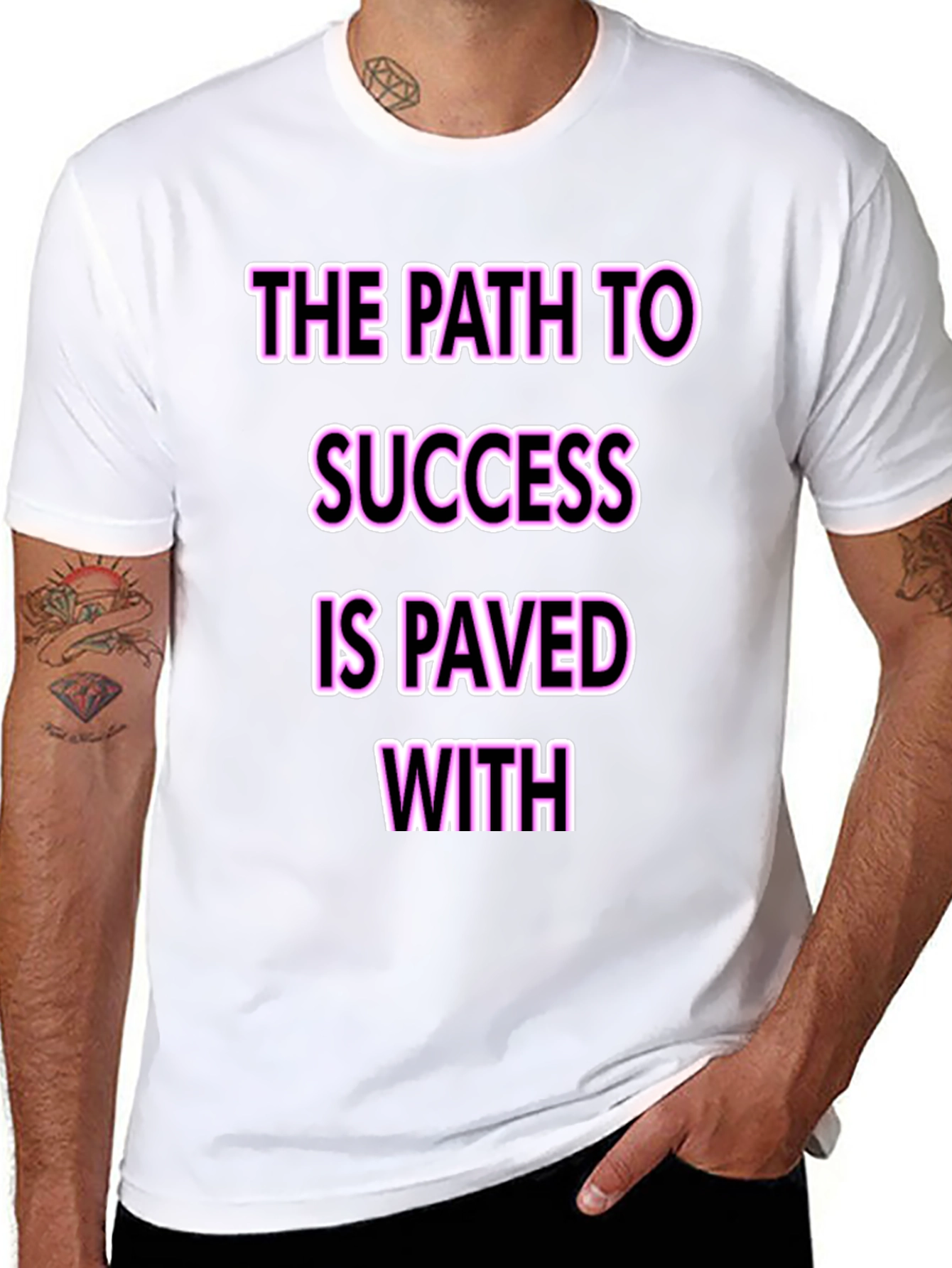 Path to Success Graphic T-Shirt