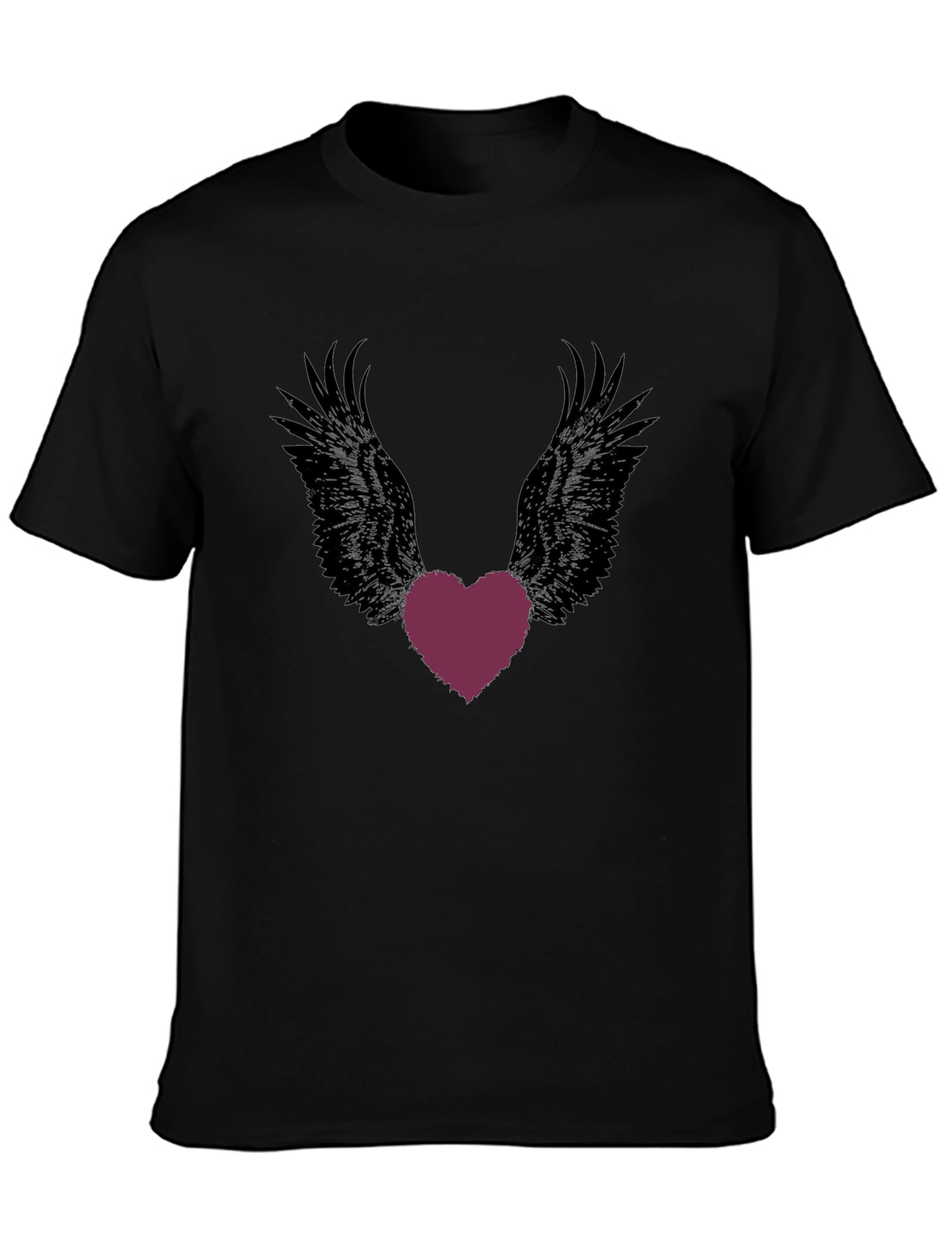 Winged Heart Tee - Romantic Graphic T-Shirt