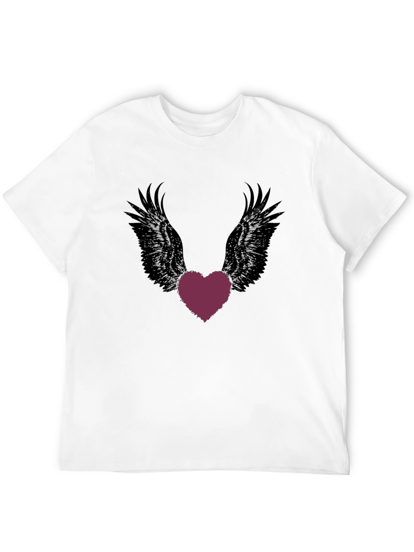 Winged Heart Tee - Romantic Graphic T-Shirt