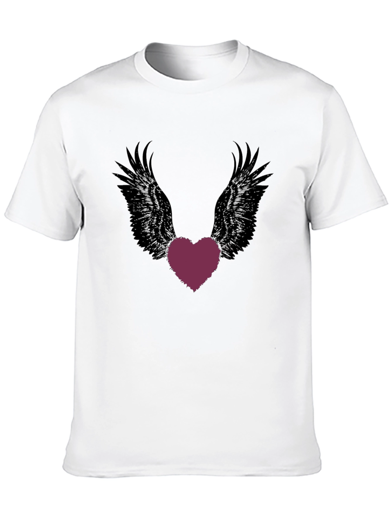 Winged Heart Tee - Romantic Graphic T-Shirt