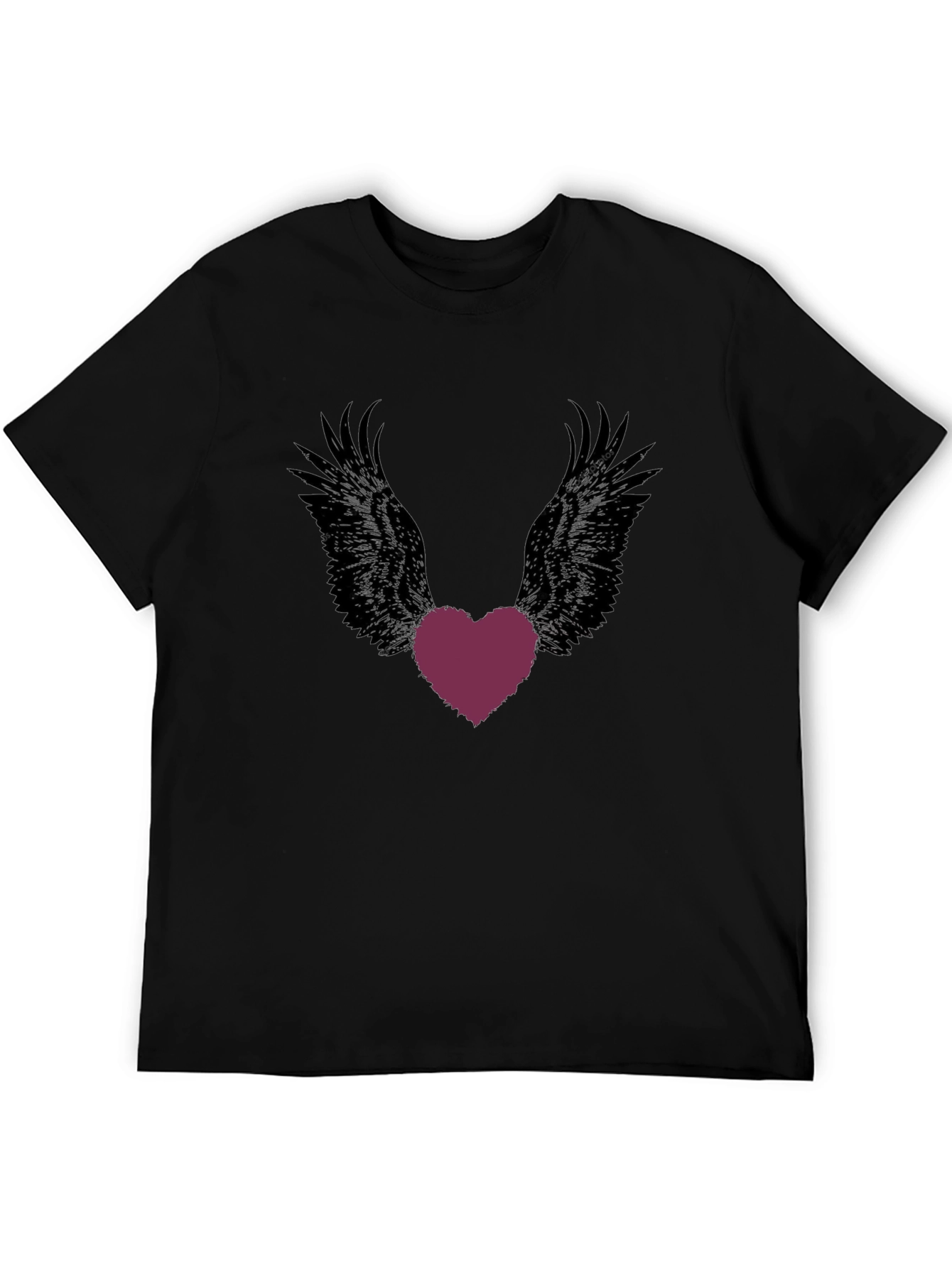 Winged Heart Tee - Romantic Graphic T-Shirt