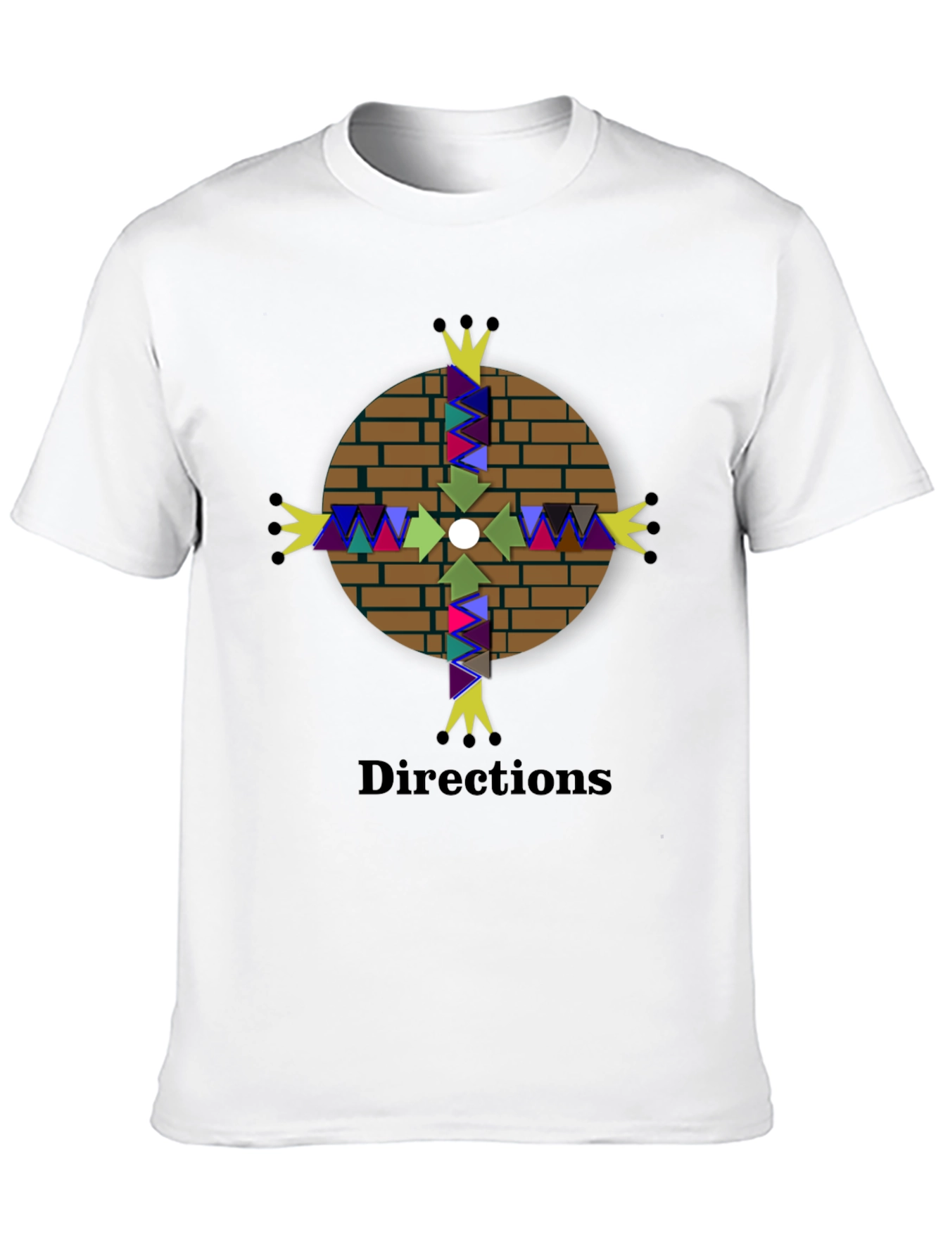 Directions Graphic Tee - Unique Compass Design