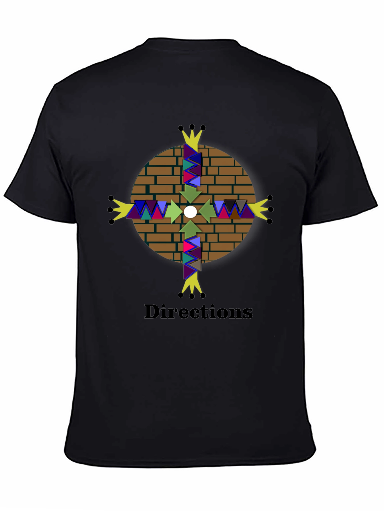 Directions Graphic Tee - Unique Compass Design