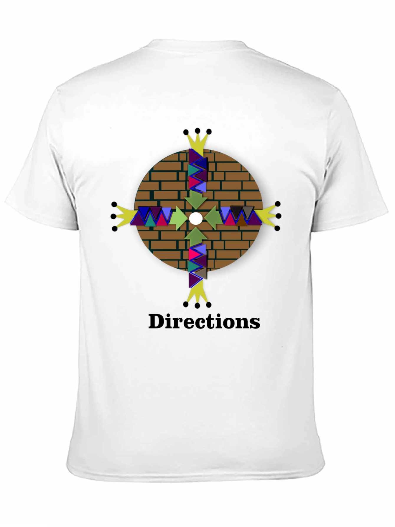 Directions Graphic Tee - Unique Compass Design