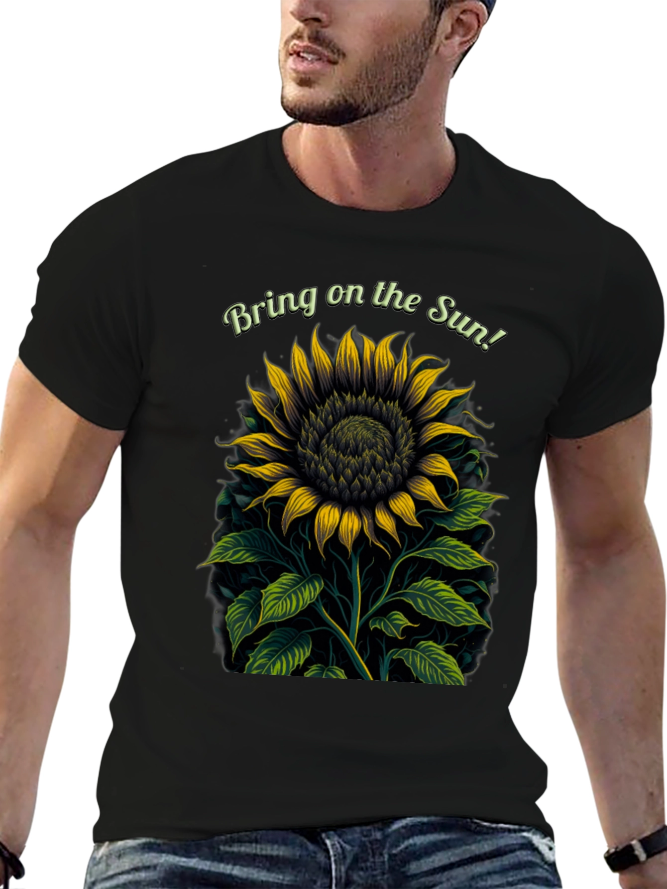 Bring on the Sun Sunflower Graphic Tee