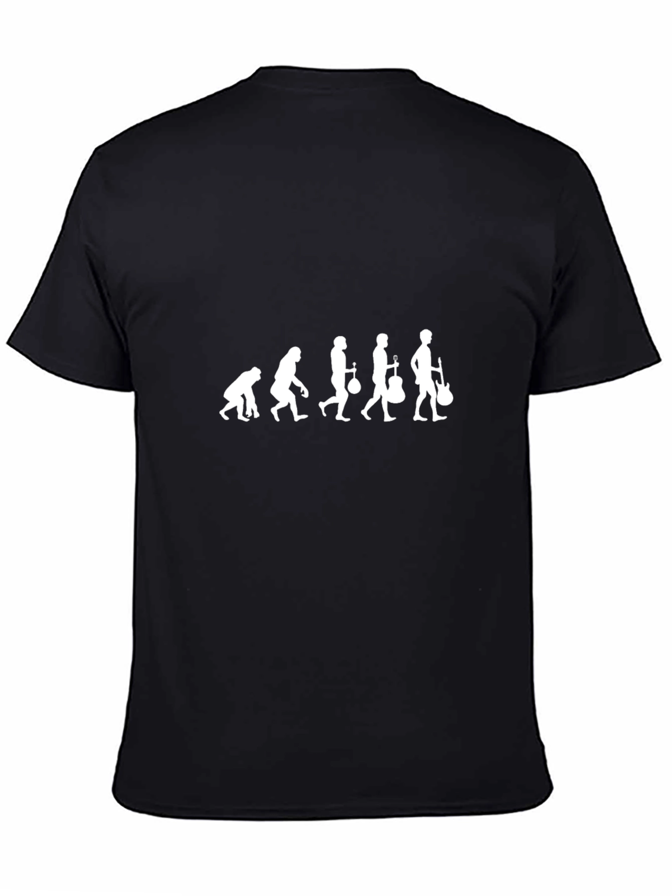 Guitar Evolution Black T-Shirt